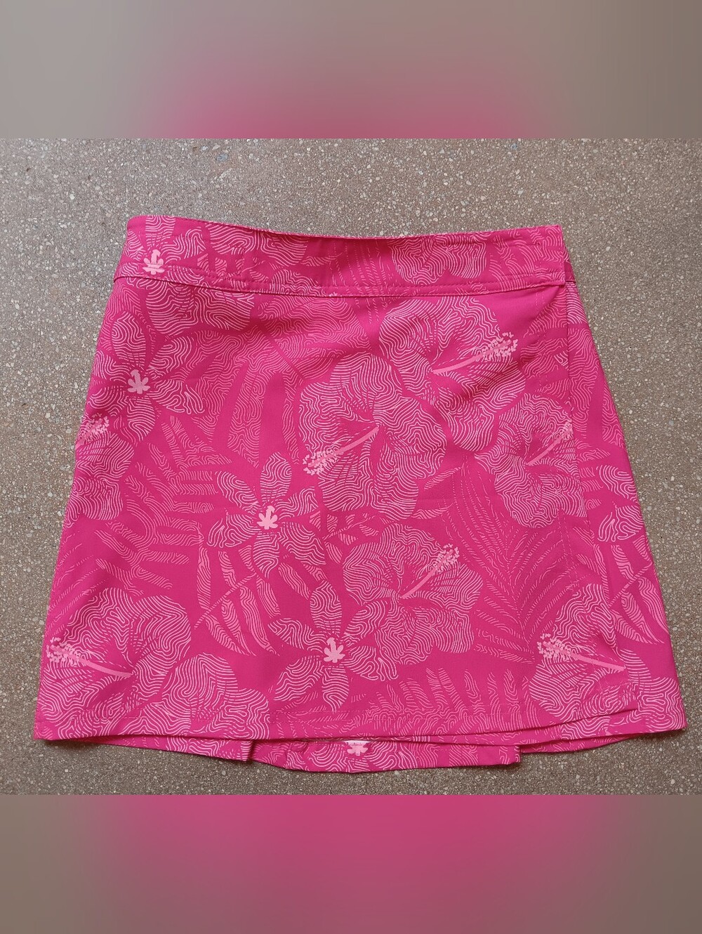 RipSkirt Hawaii Pink Hibiscus Wrap Skirt Size Small  Quick-Dry Travel Cover-Up
